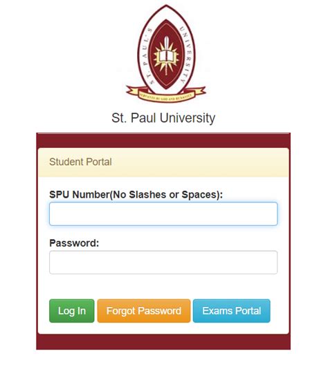st paul's university student portal|Registry configuration summary .